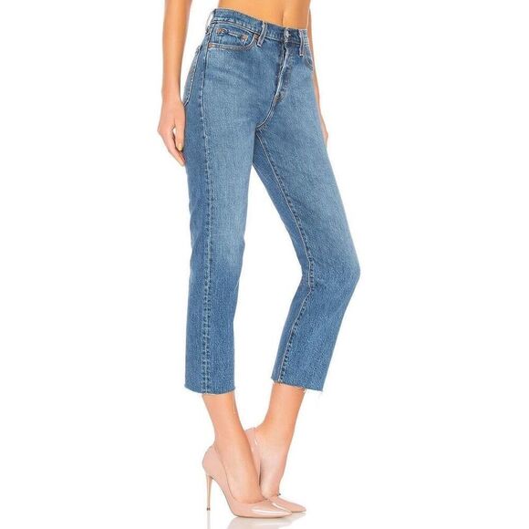 Levi’s Premium Women’s Wedgie Straight (Love Triangle) Wedgie Droit - Picture 13 of 14